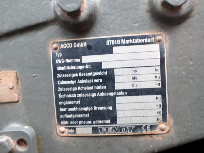 Fendt 412 Vario — Klima, priekinė hidraulika, prie