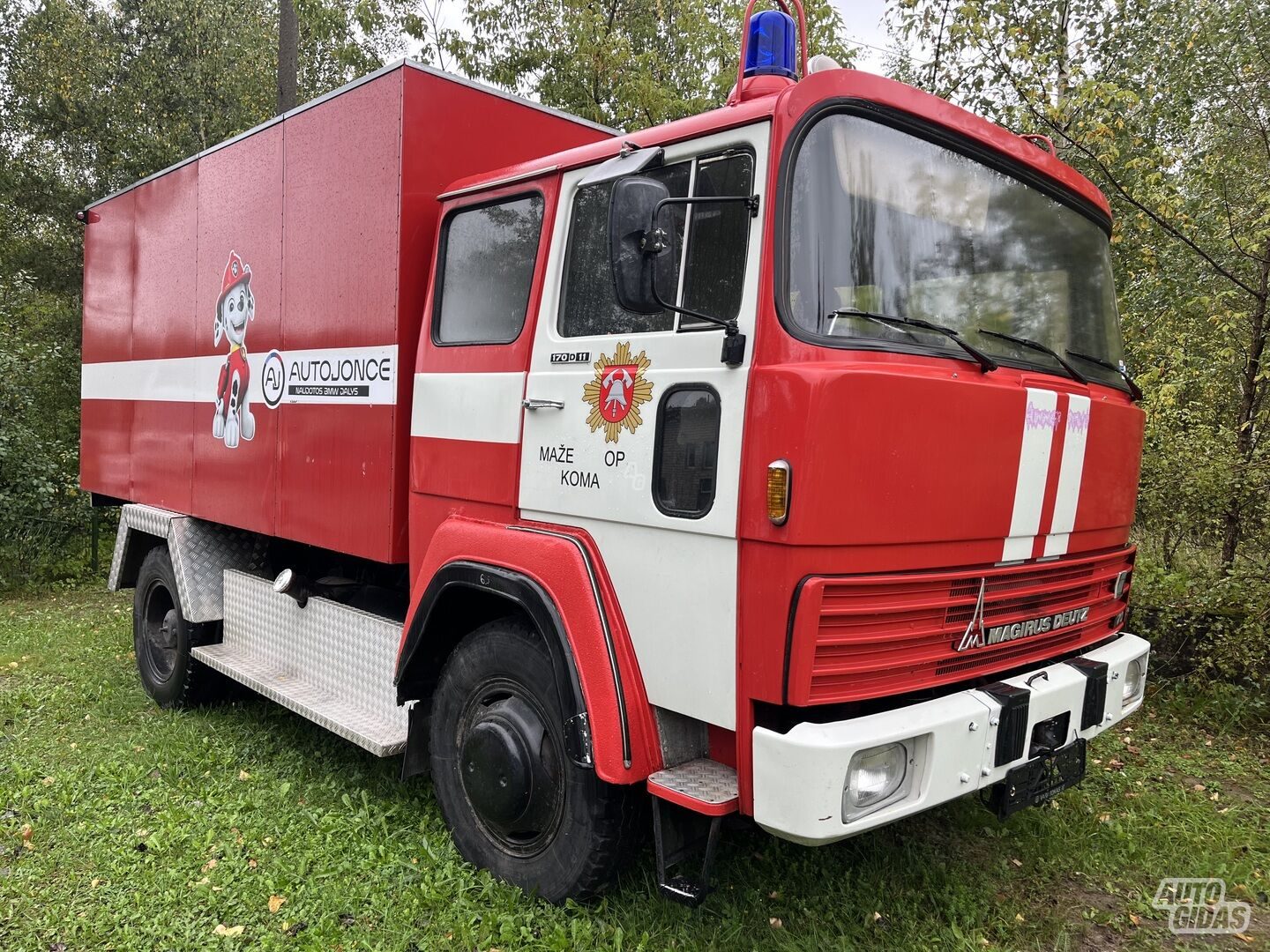 Magirus Deutz 170 4x2 1977 m Komunalinio ūkio transportas