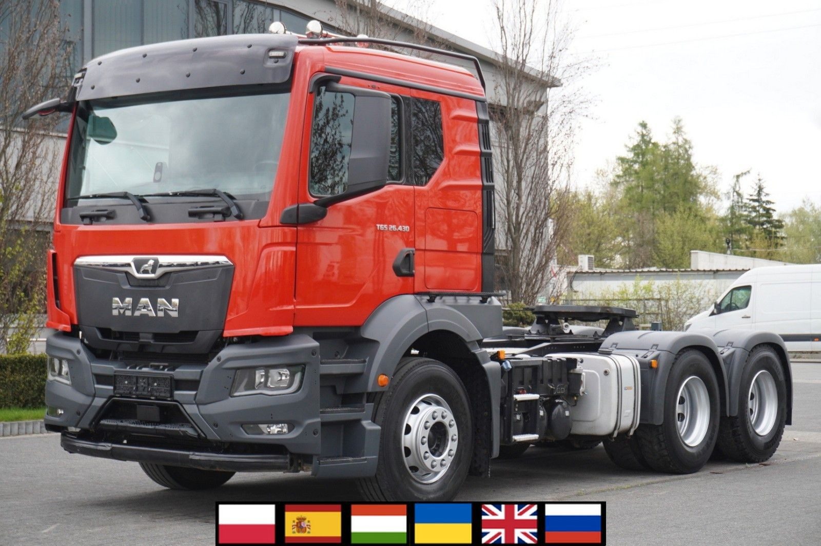 MAN TGS 26.430 6x4 PTO 6x4 2022 m Sunkvežimis