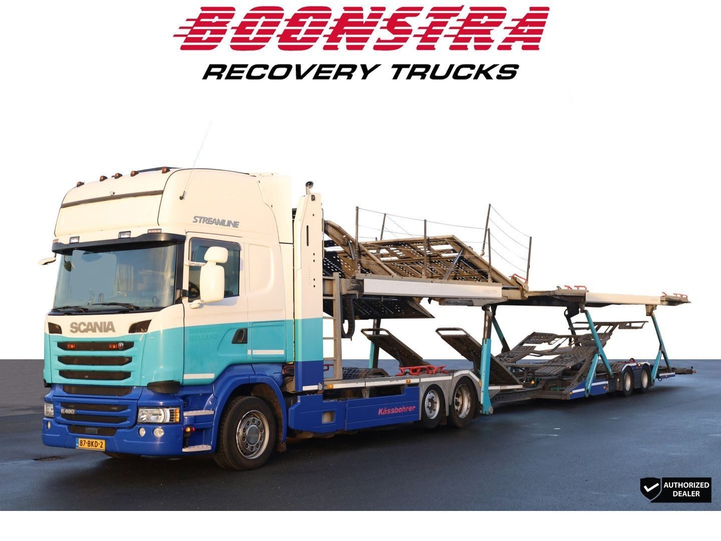 Scania R 490 Kässbohrer Metago Pro 6x2 2017 m Autovežis