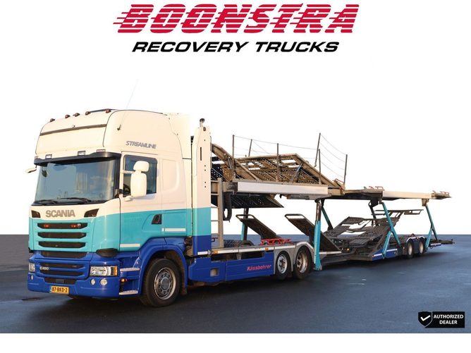 Scania R 490 Kässbohrer Metago Pro 6x2 2017 m Autovežis