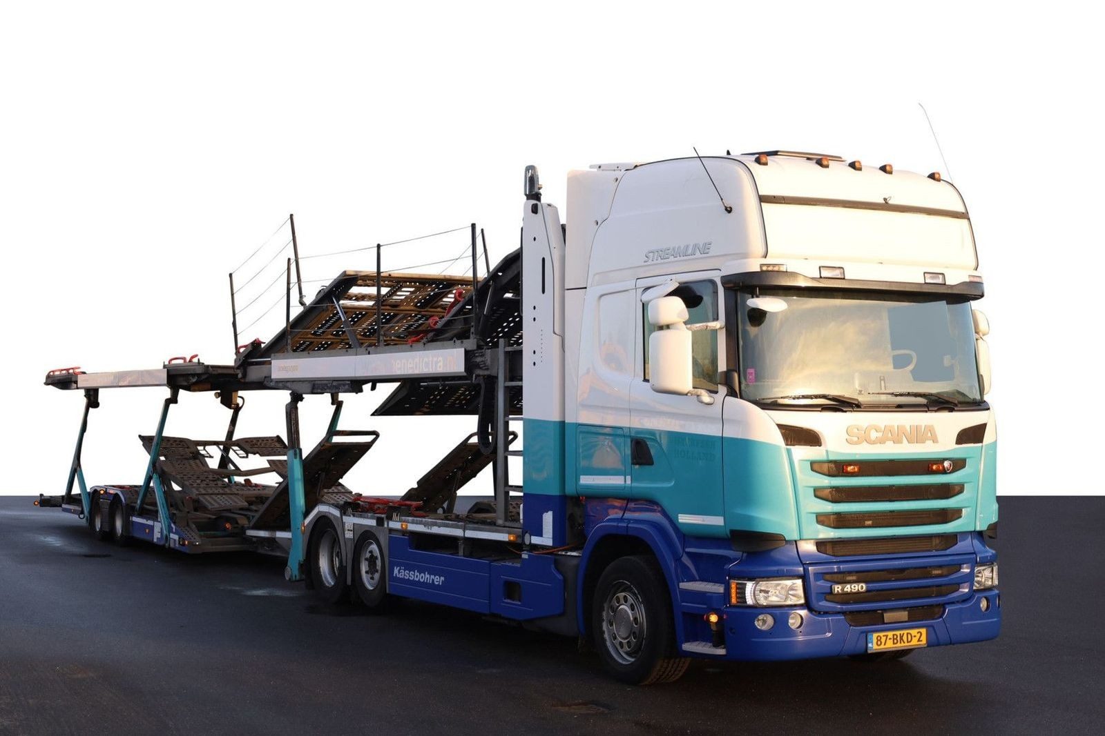 Scania R 490 Kässbohrer Metago Pro 6x2 2017 m Autovežis