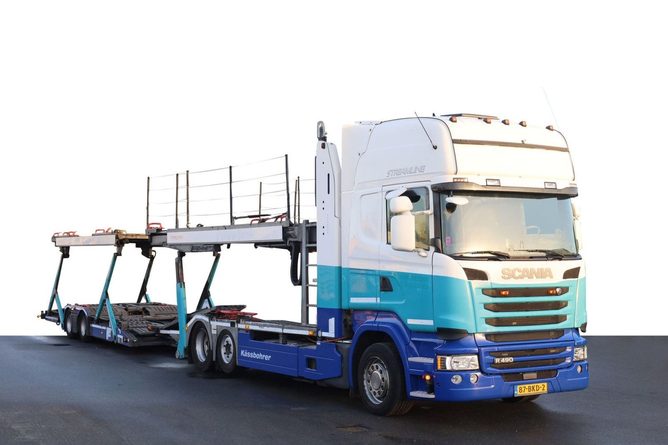 Scania R 490 Kässbohrer Metago Pro 6x2 2017 m Autovežis