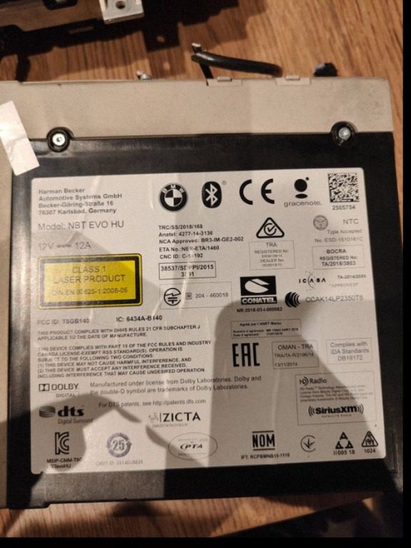 BMW X5 F15 F16 NBT EVO magnetola + CID 10,25 ekranas + iDrive kontroleris